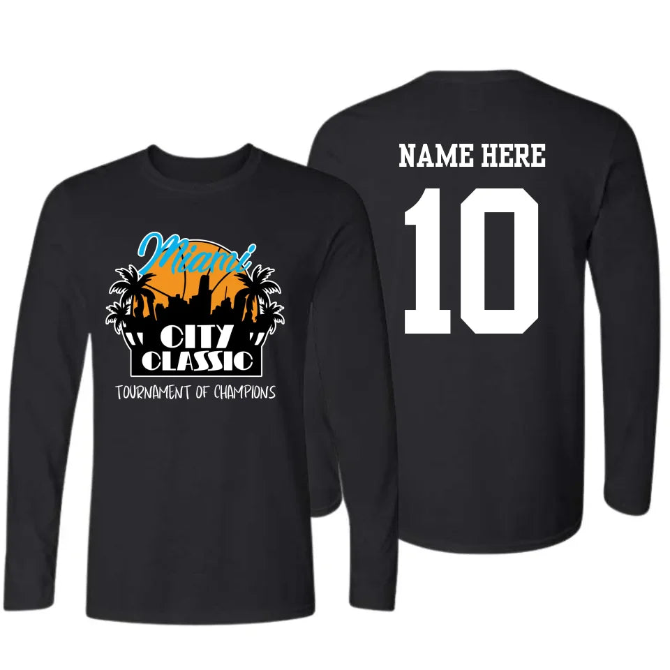 Unisex Black Long Sleeve T-shirt Mockup