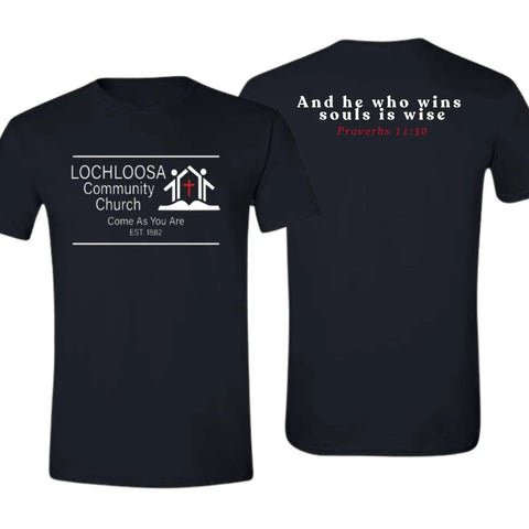 LOCHLOOSA Community Church Unisex T-shirt